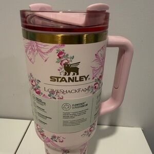 Stanley X Love Shack Fancy Ribbon Rosa Limited Edition 40oz Quencher Tumbler NIB